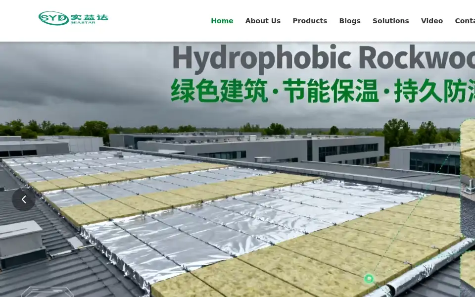 Screenshot of rockwool-board.com