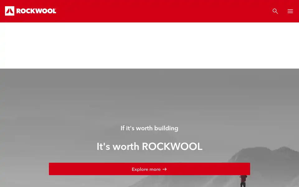 Screenshot of rockwool.com