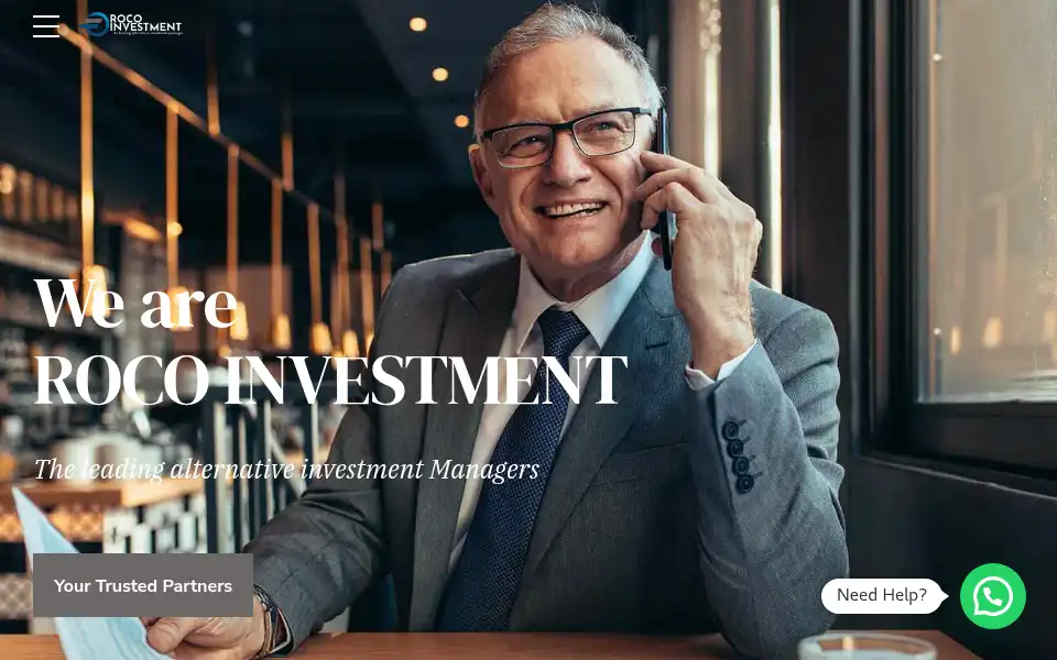 Screenshot of rocoinvestment.com