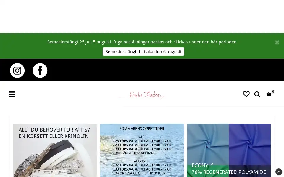 Screenshot of rodatraden.com