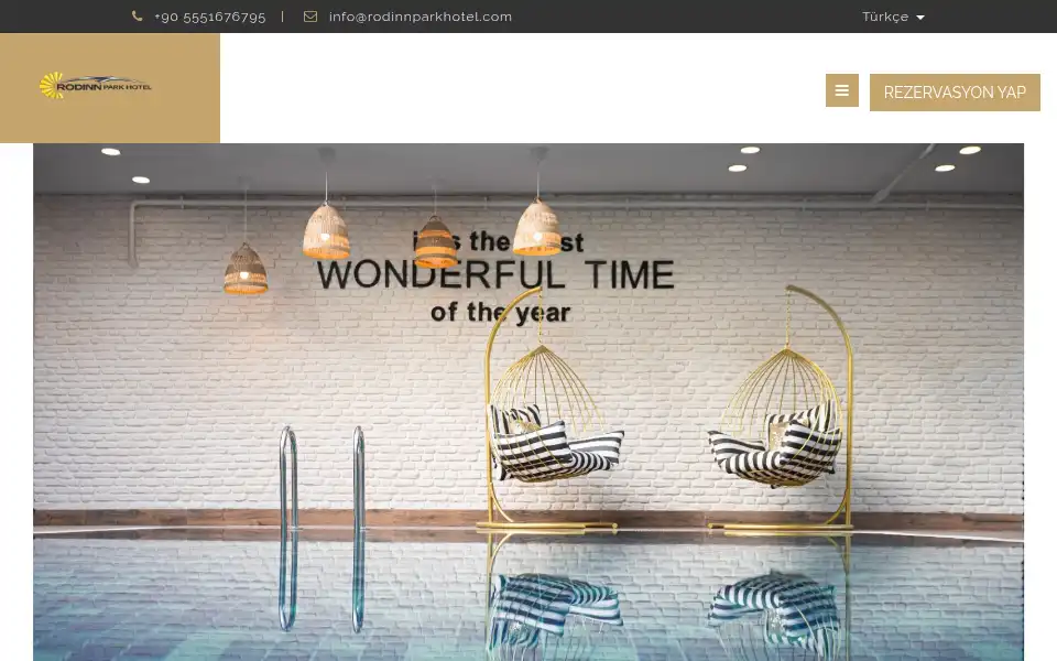 Screenshot of rodinnparkhotel.com