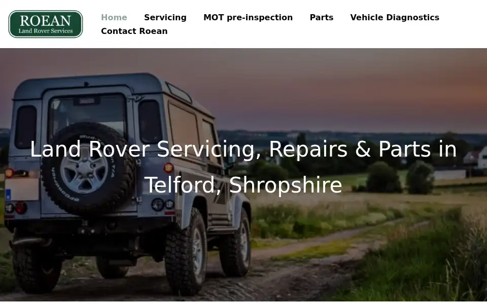 Screenshot of roean.co.uk