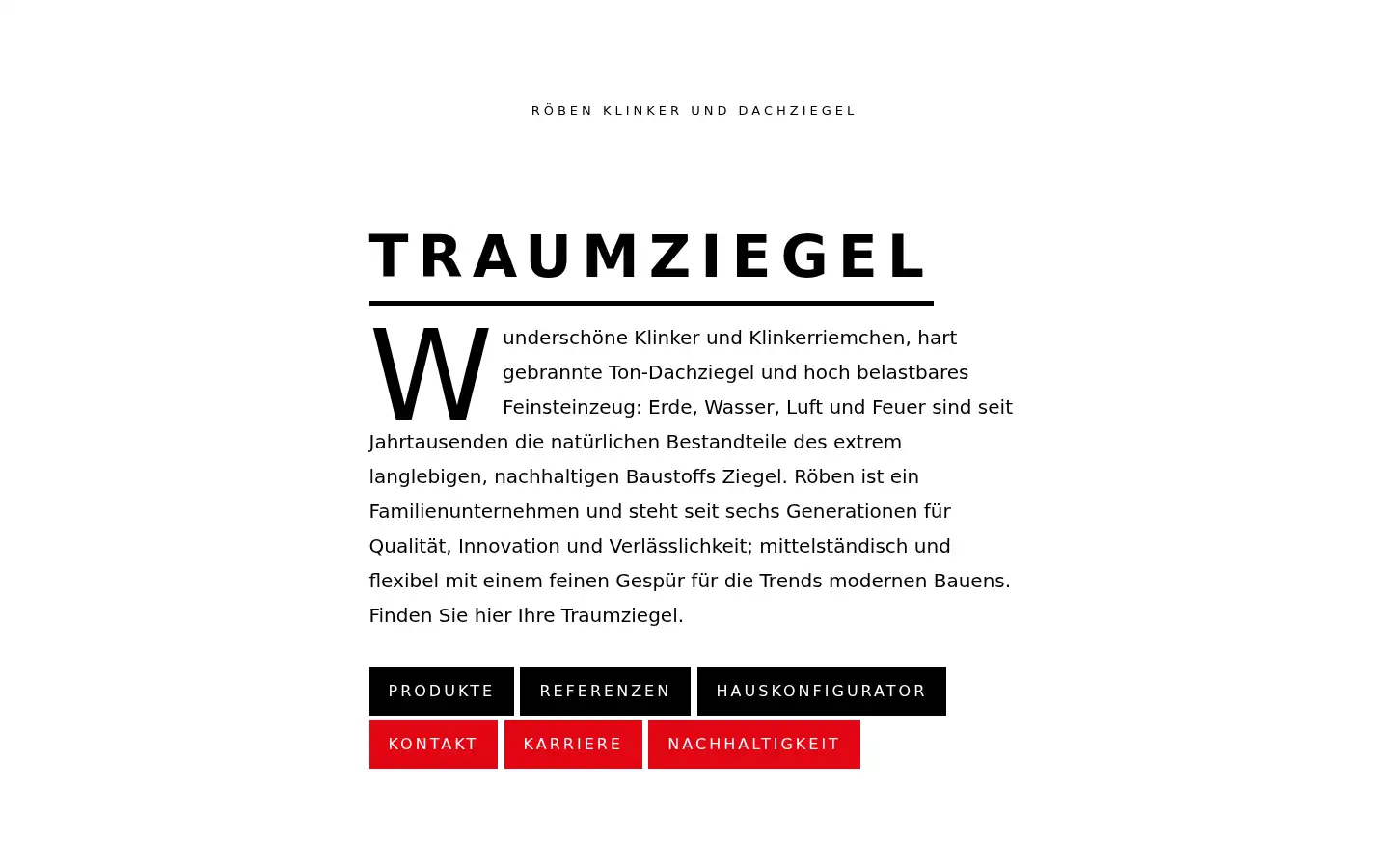 Screenshot of roeben.com