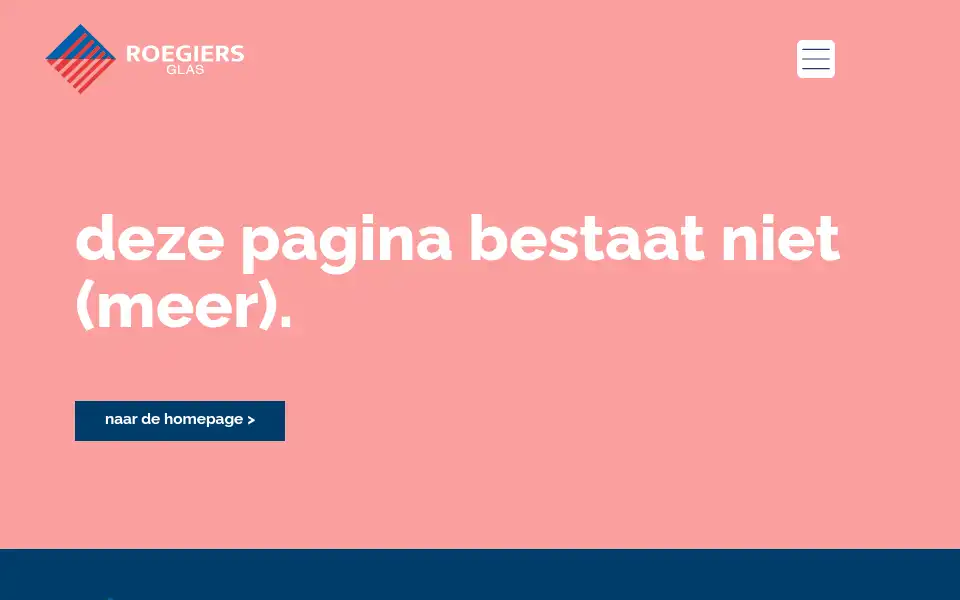 Screenshot of roegiersglas.nl
