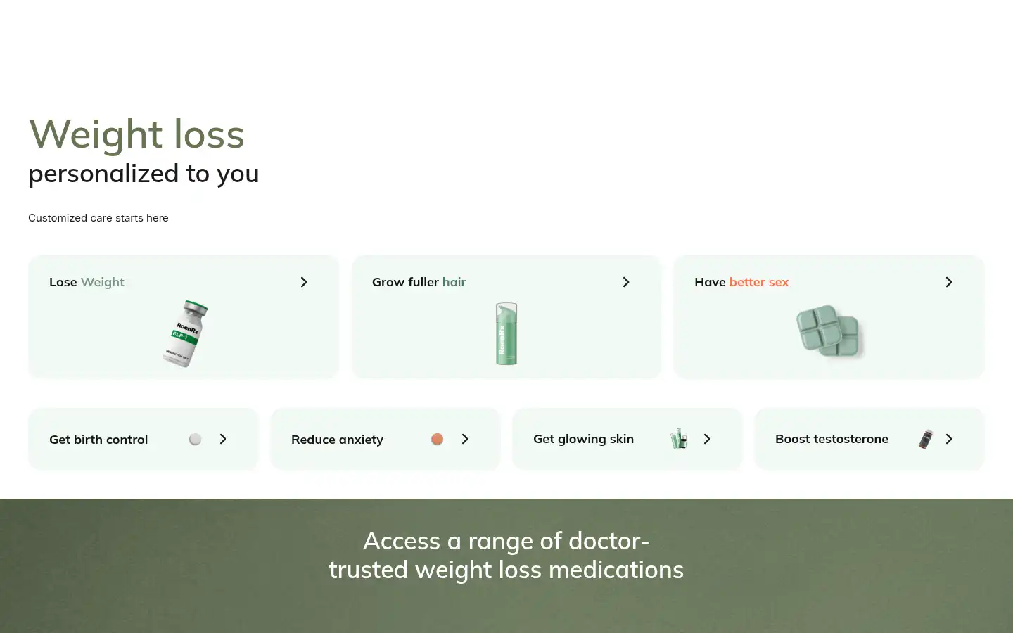 Screenshot of roenrx.com