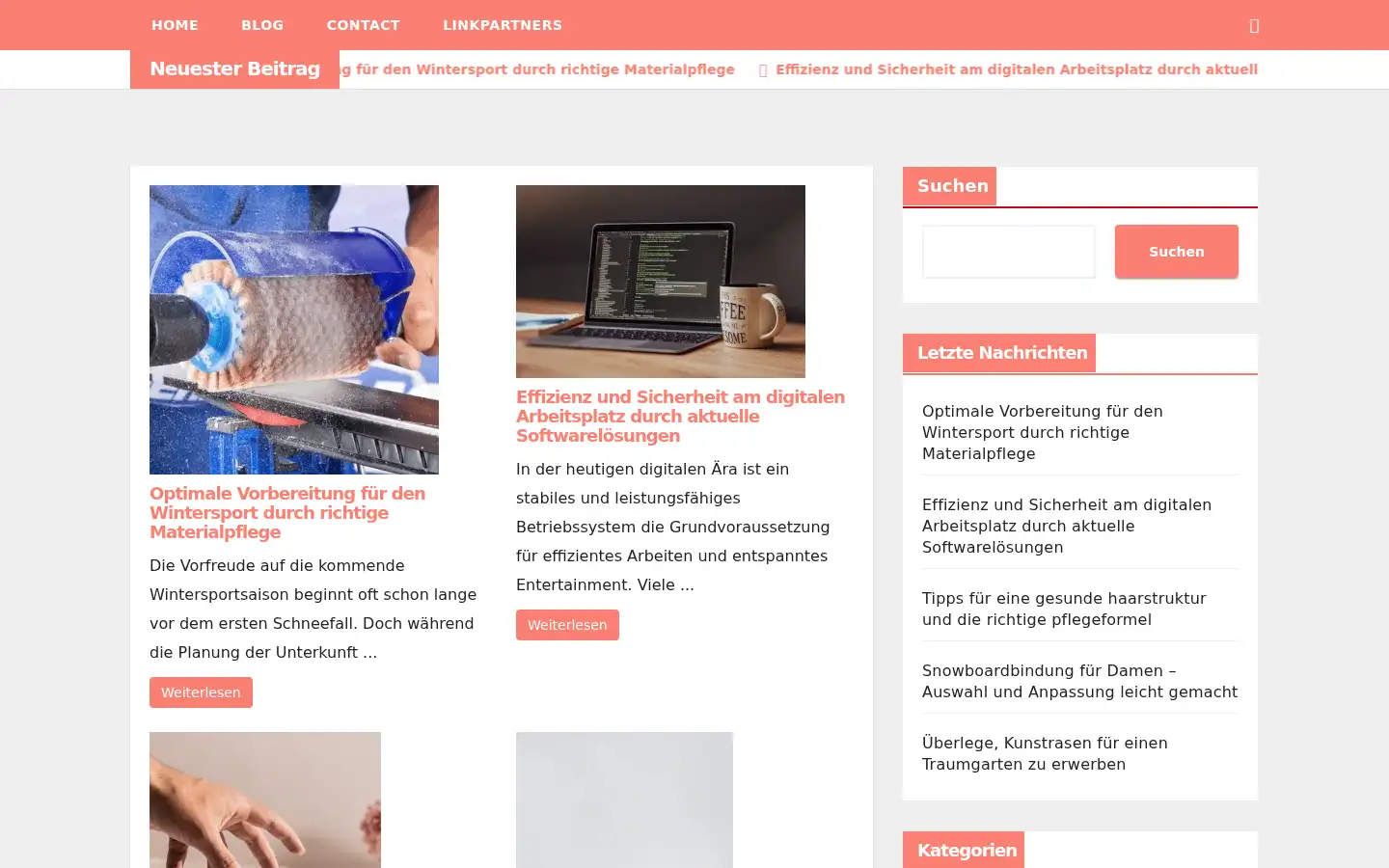 Screenshot of rohnudeln.de