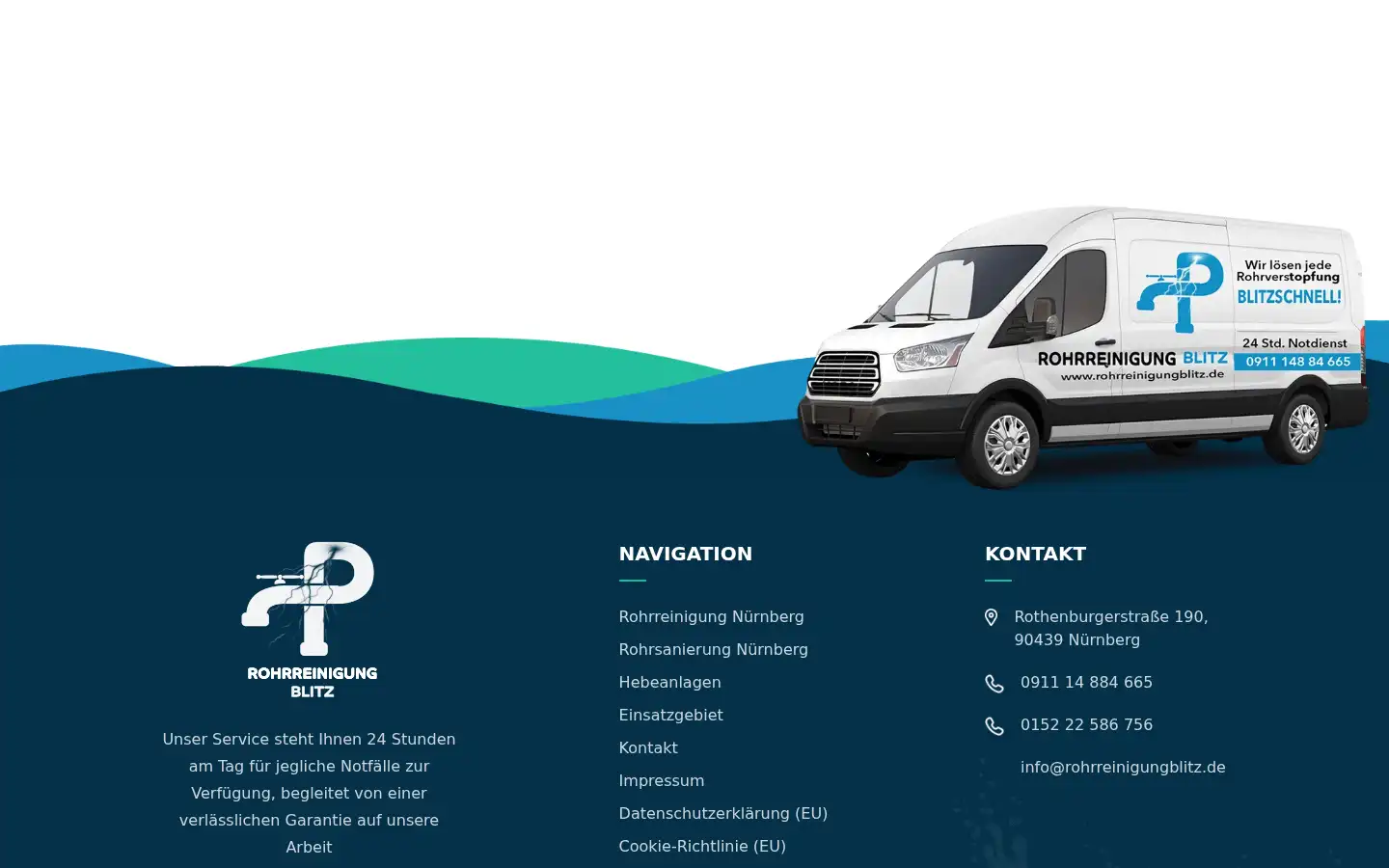 Screenshot of rohrreinigungblitz.de