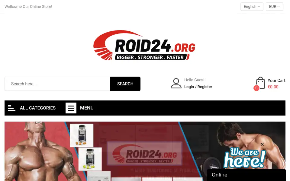 Screenshot of roid24.org