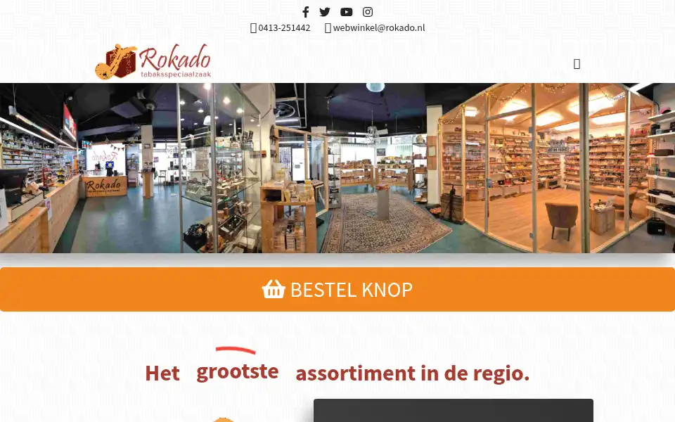 Screenshot of rokado.nl