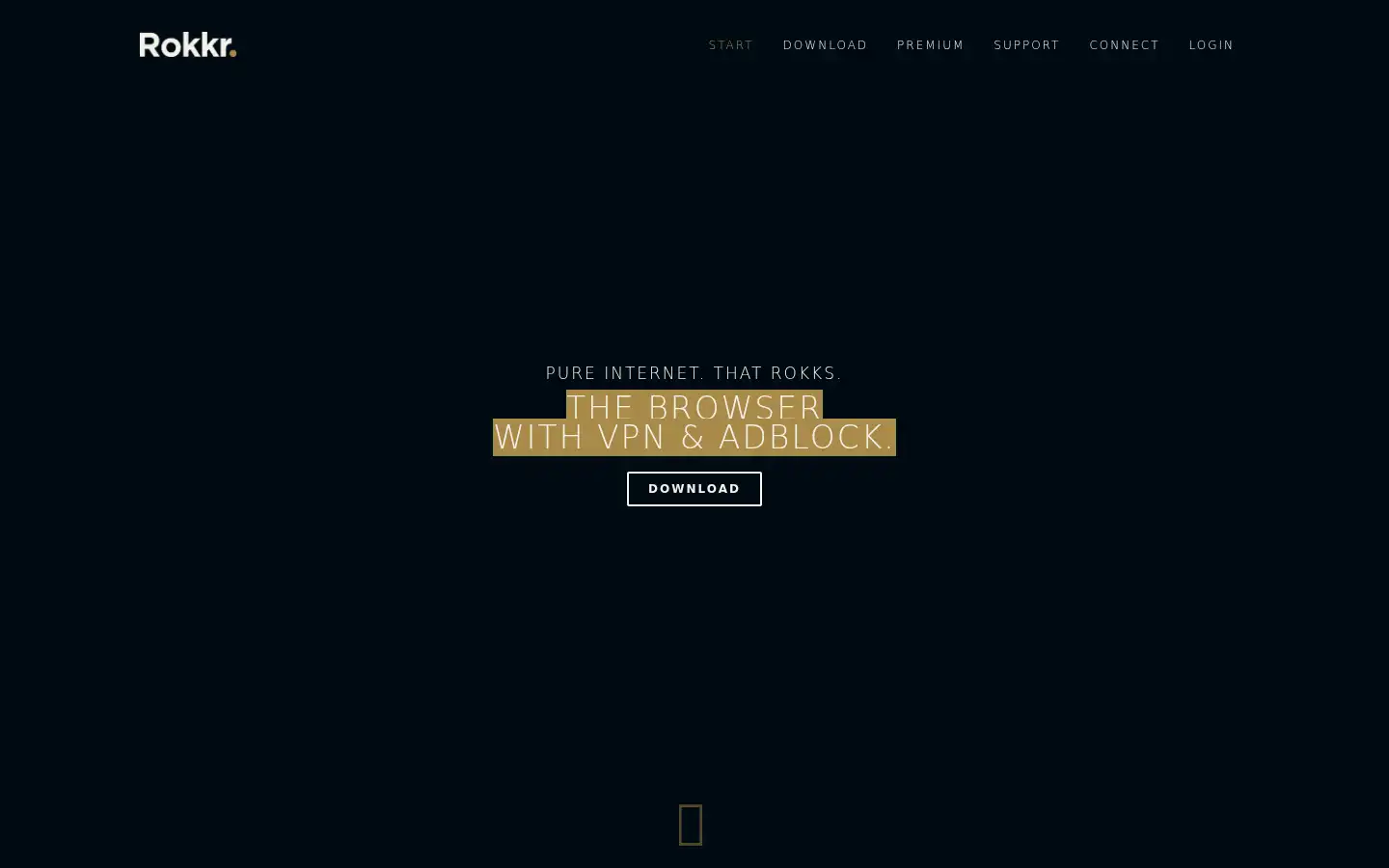 Screenshot of rokkr.net