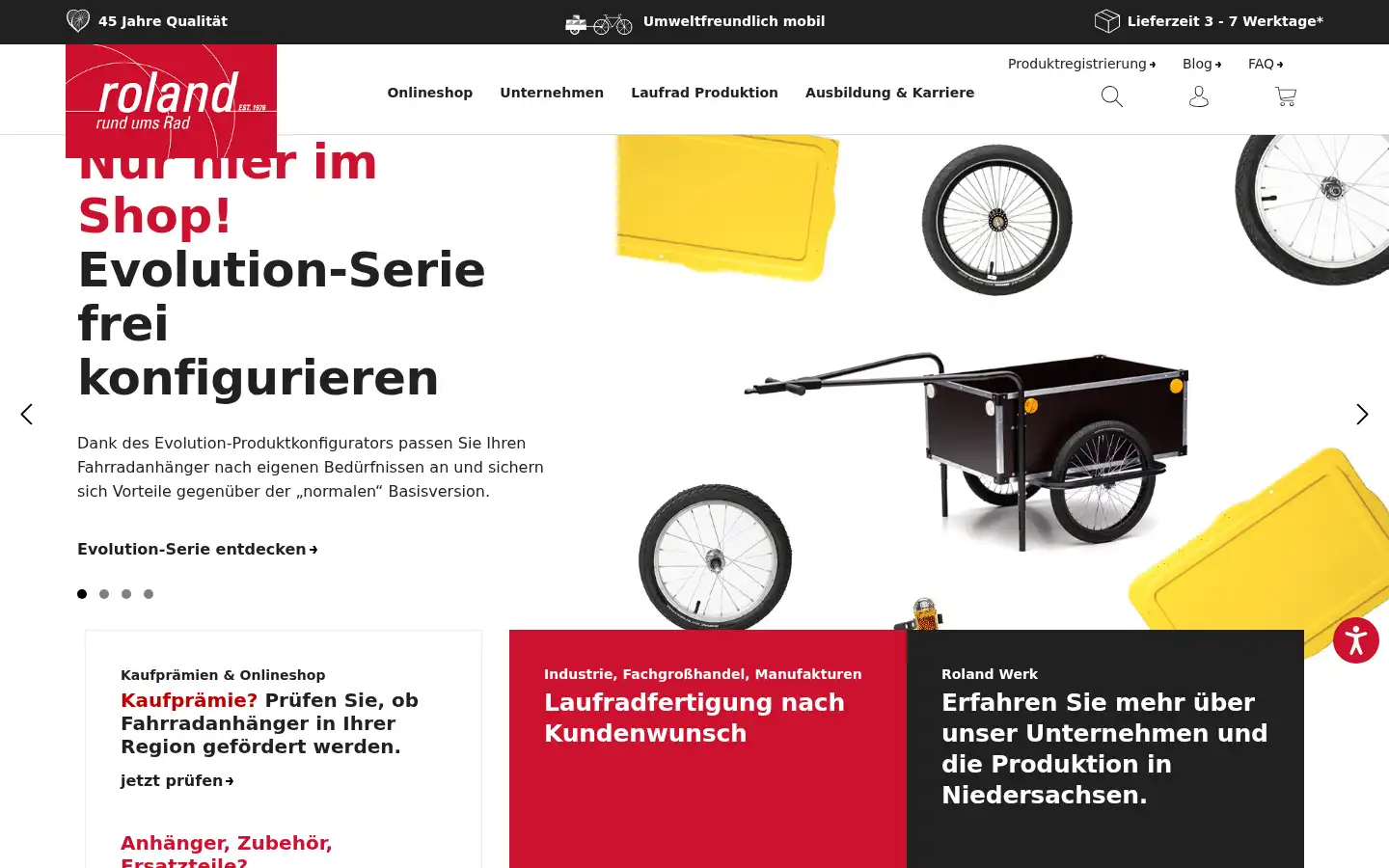 Screenshot of roland-werk.de