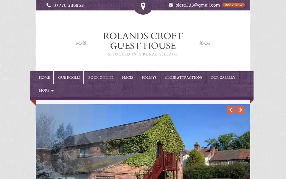 Screenshot of rolandscroft.co.uk