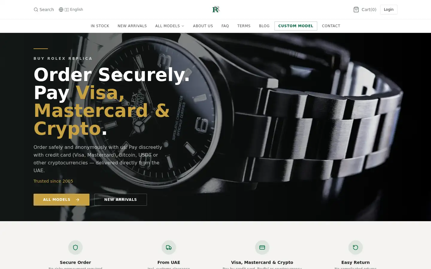 Screenshot of rolex-replika.to