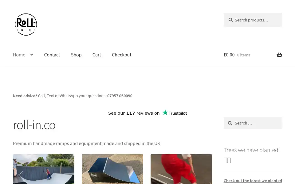 Screenshot of roll-in.co