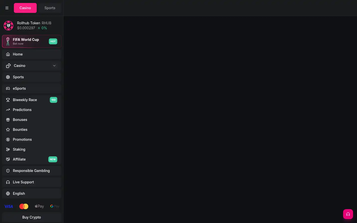 Screenshot of rollhub.com
