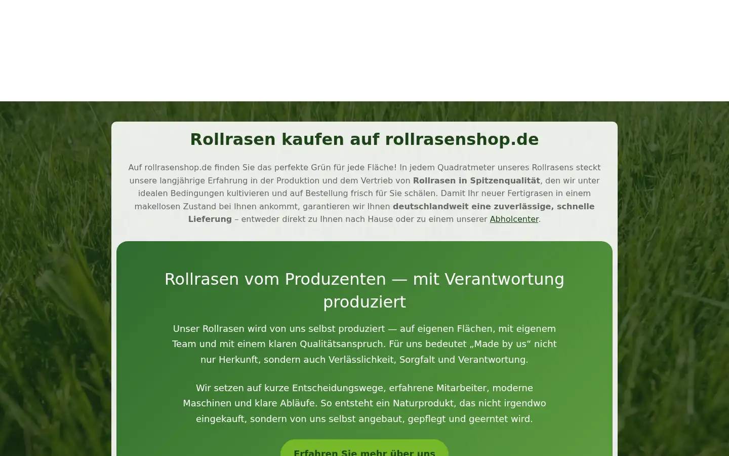 Screenshot of rollrasenshop.de