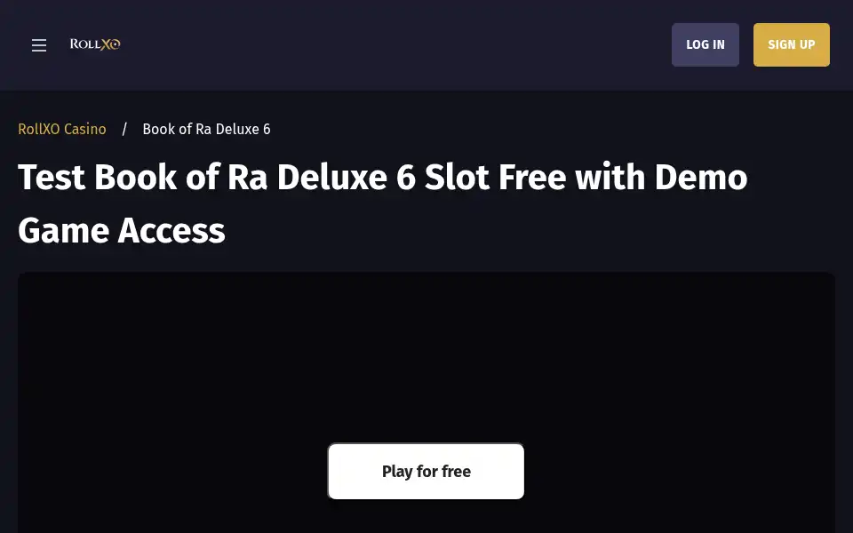 Screenshot of rollxoonlinecasino.com