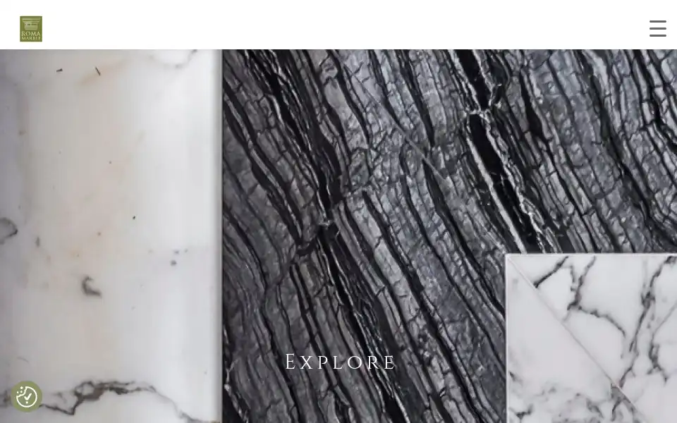 Screenshot of romamarble.co.uk