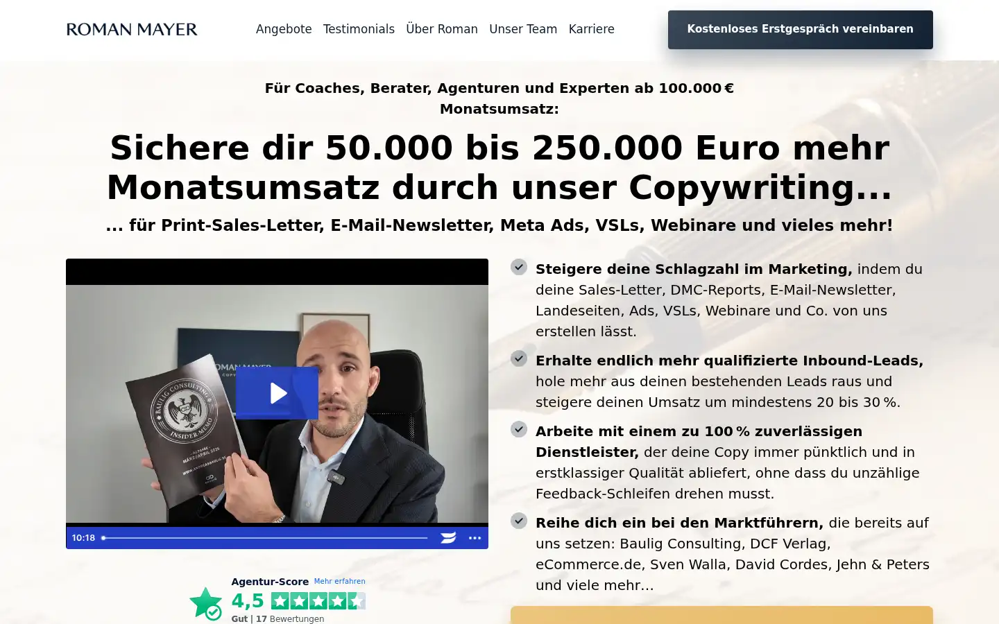 Screenshot of romanmayer.com