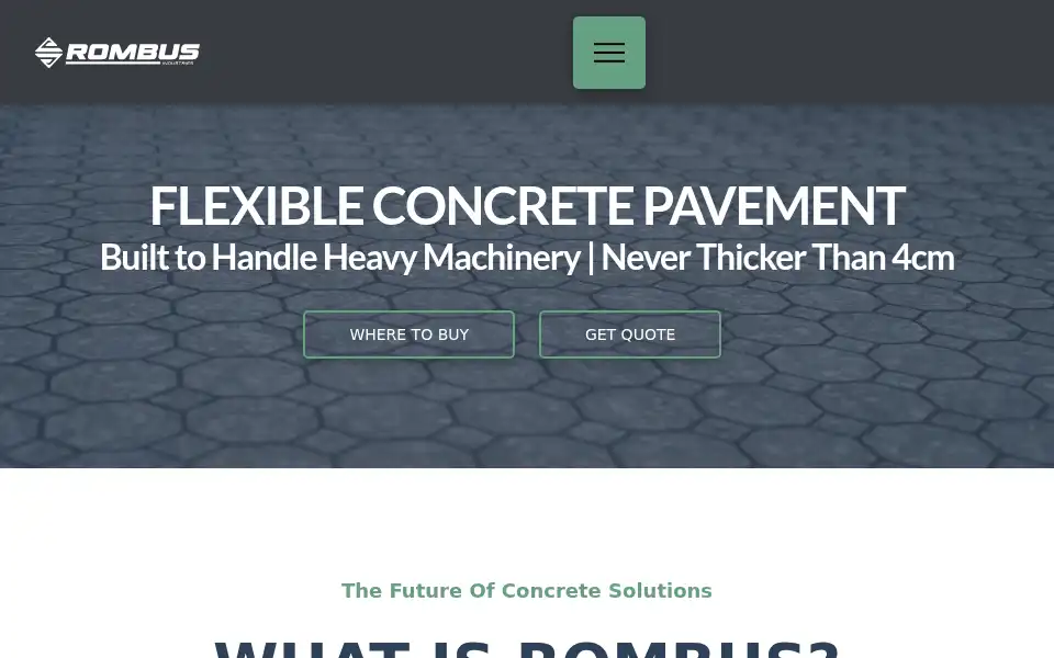 Screenshot of rombus.com.au