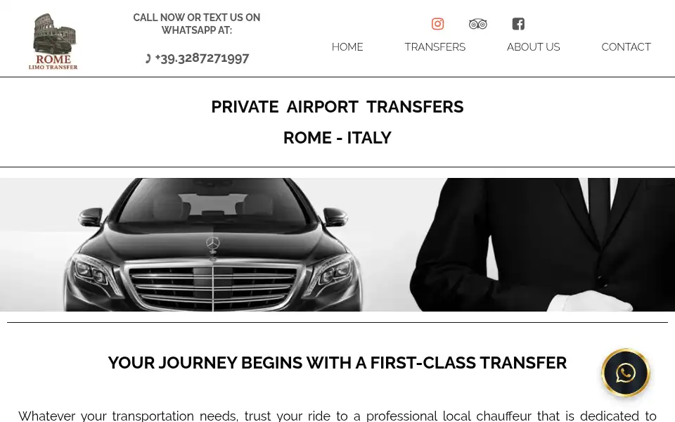 Screenshot of romelimotransfer.com