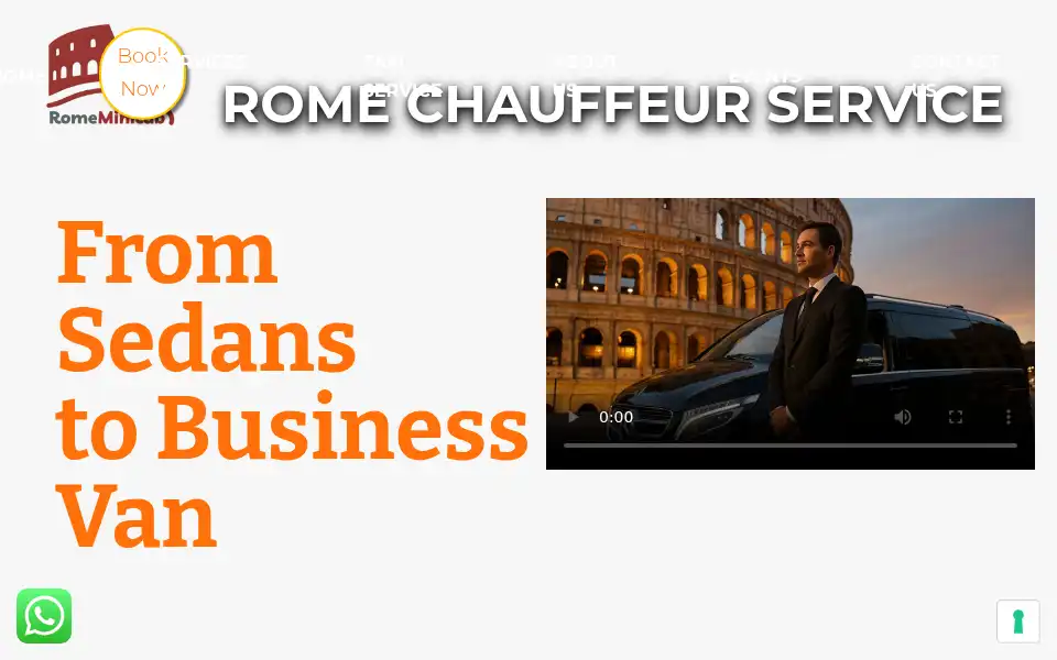 Screenshot of romeminicab.eu