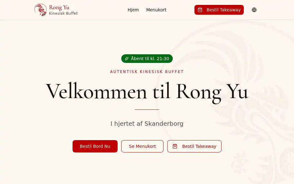 Screenshot of rongyu.dk