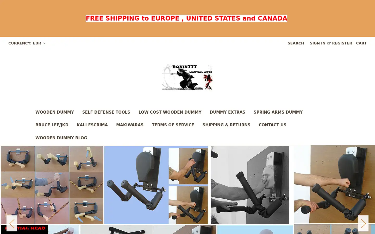 Screenshot of ronin777.com
