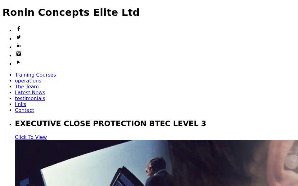 Screenshot of roninconcepts.co.uk