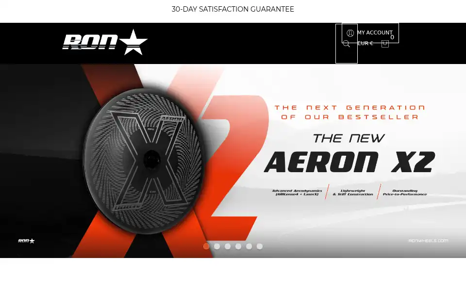 Screenshot of ronwheels.com