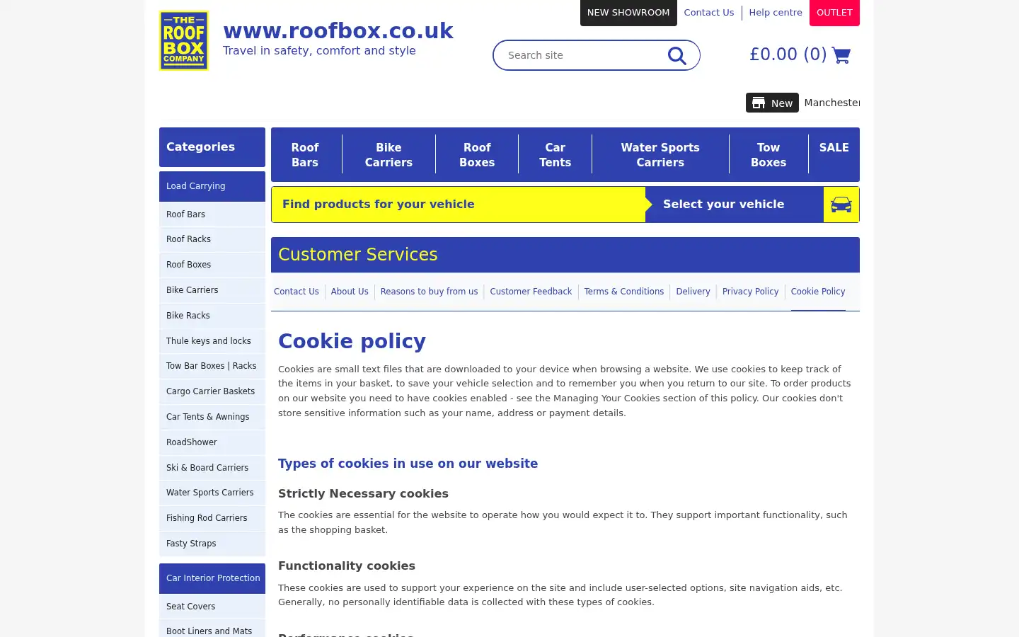 Screenshot of roofbox.co.uk