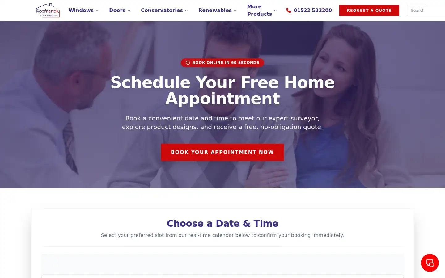 Screenshot of roofriendly.co.uk