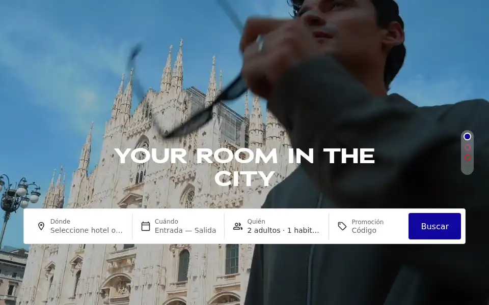 Screenshot of room-matehotels.com