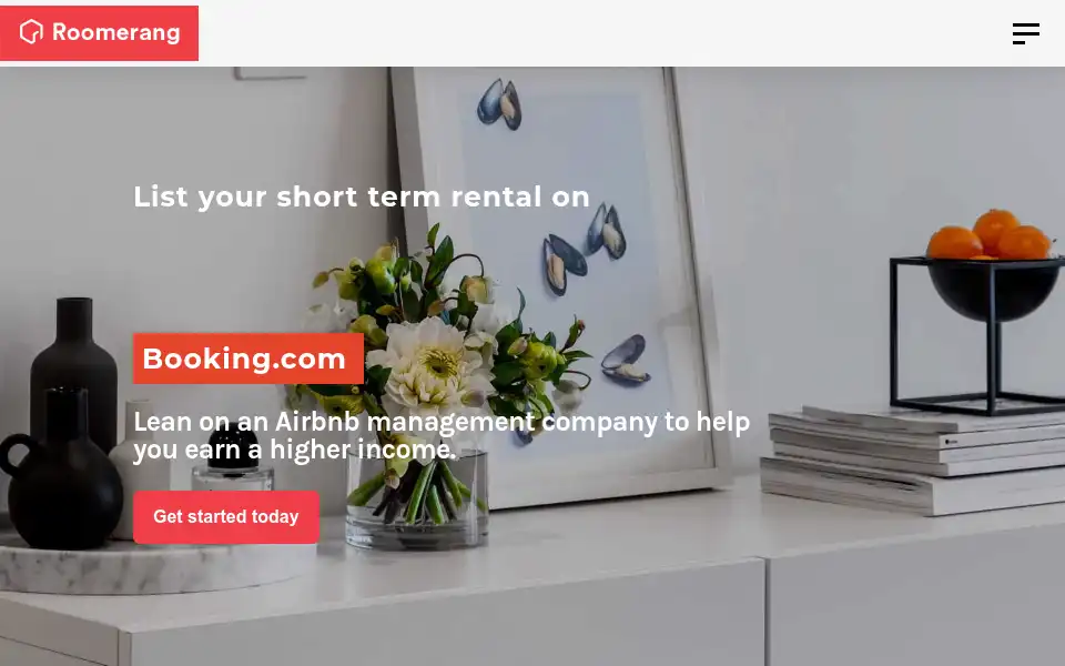 Screenshot of roomerang.com.au