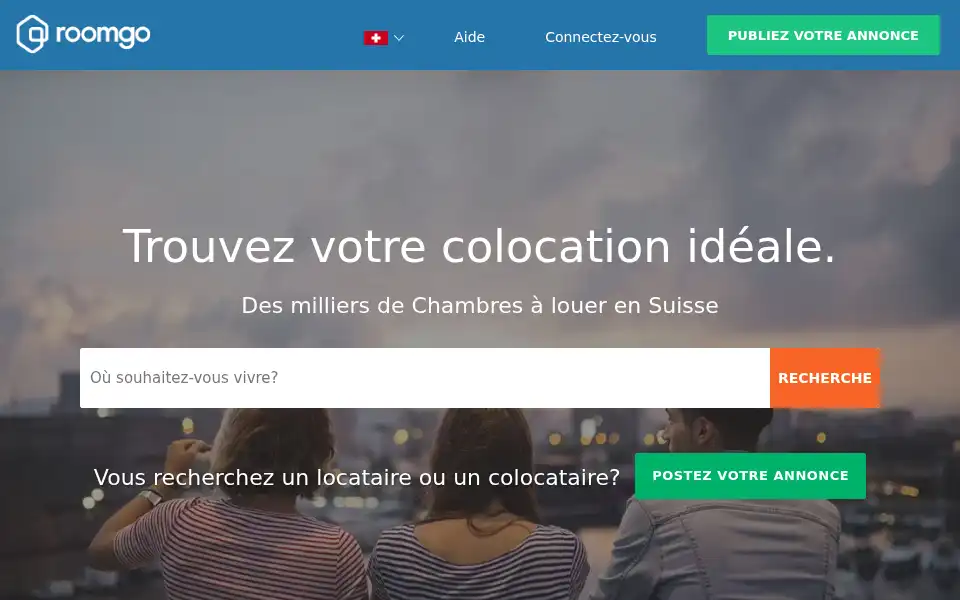 Screenshot of roomgo.ch
