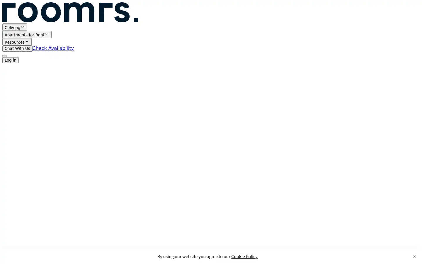 Screenshot of roomrs.com