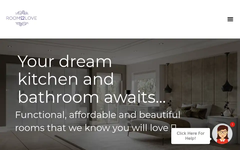 Screenshot of rooms2love.co.uk