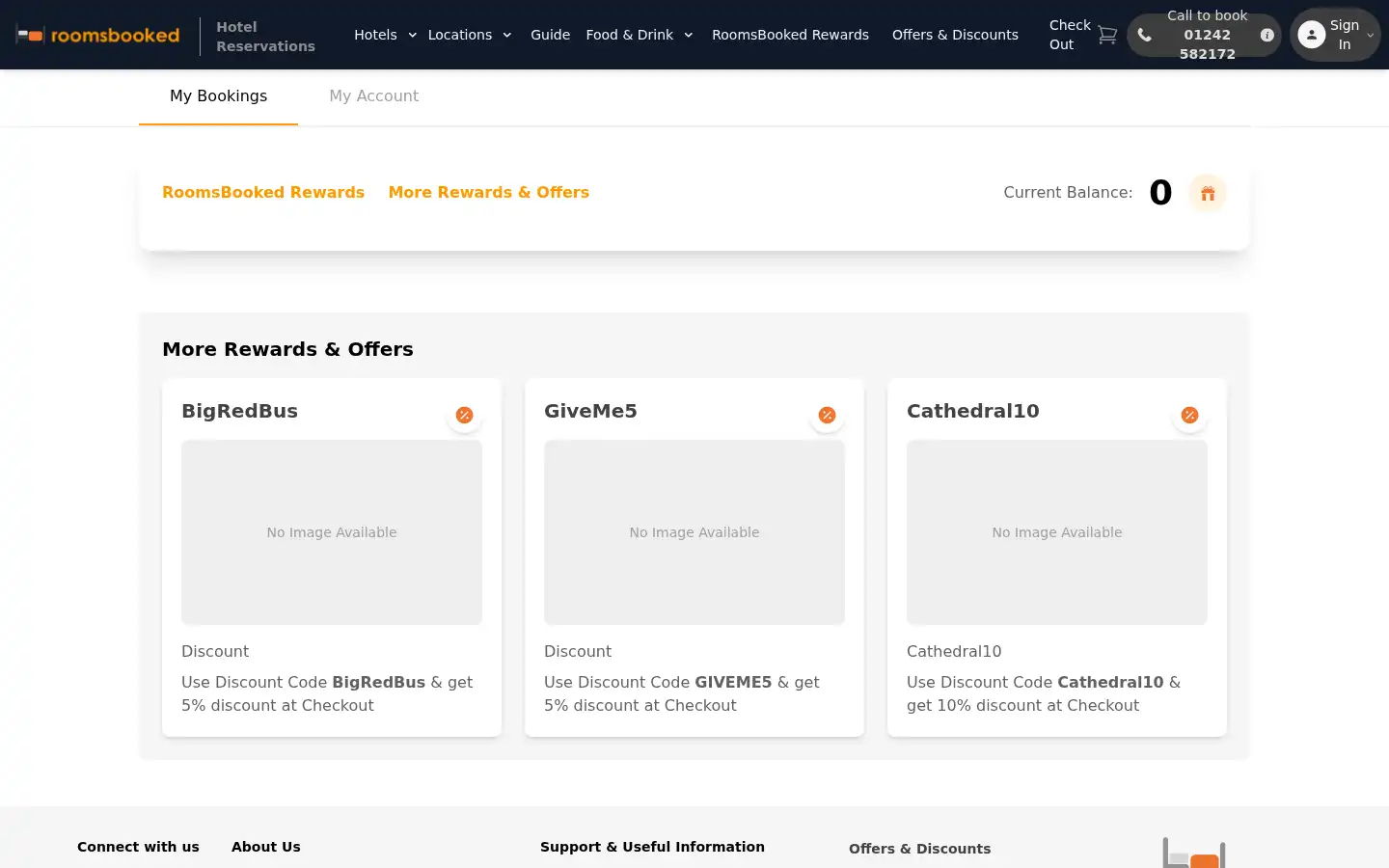 Screenshot of roomsbooked.com