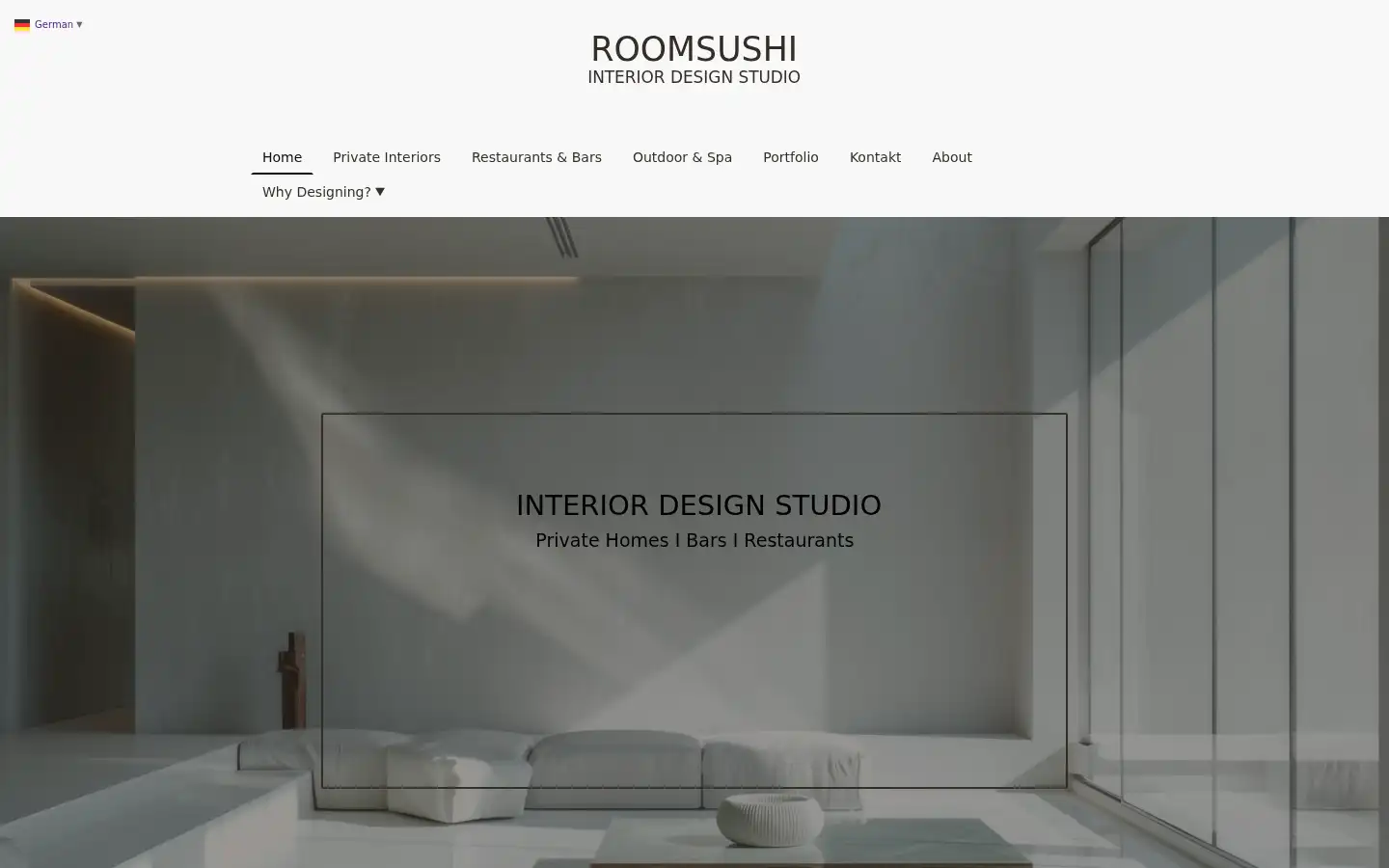 Screenshot of roomsushi.de