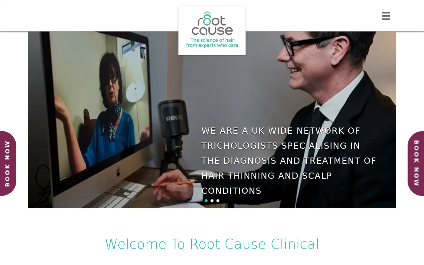 Screenshot of rootcauseclinical.com