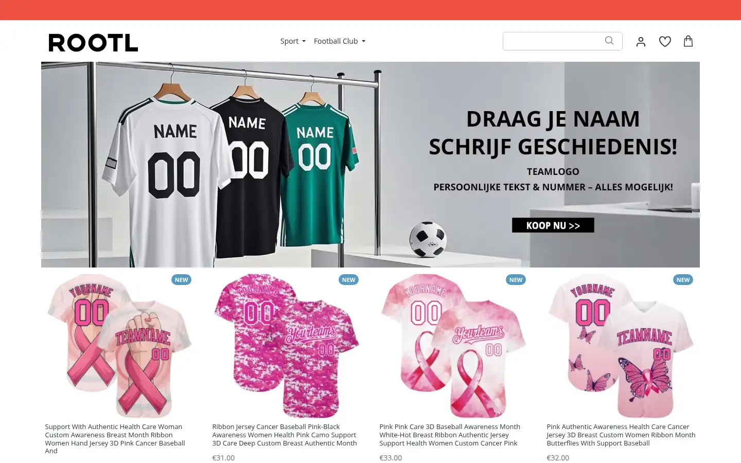 Screenshot of rootl.nl