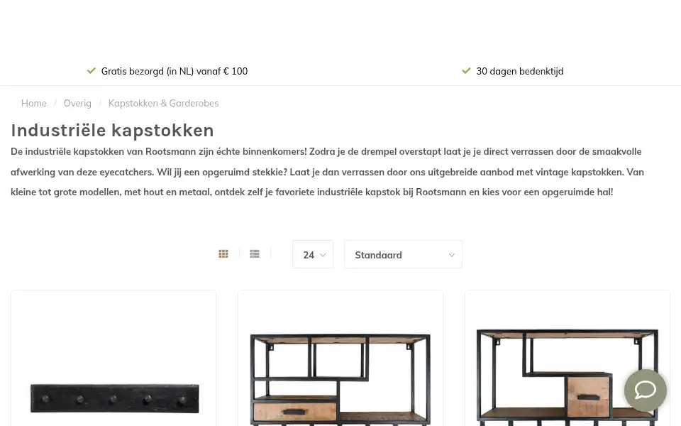 Screenshot of rootsmann.nl