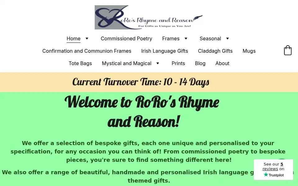 Screenshot of rorosrhymeandreason.com