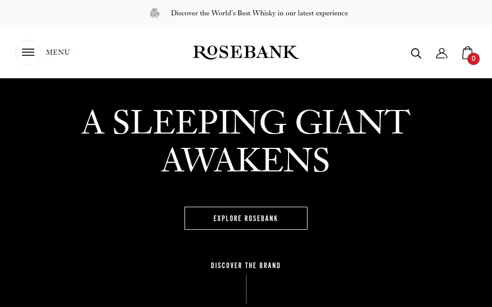 Screenshot of rosebank.com