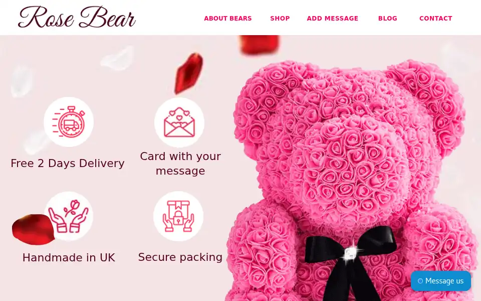 Screenshot of rosebear.uk