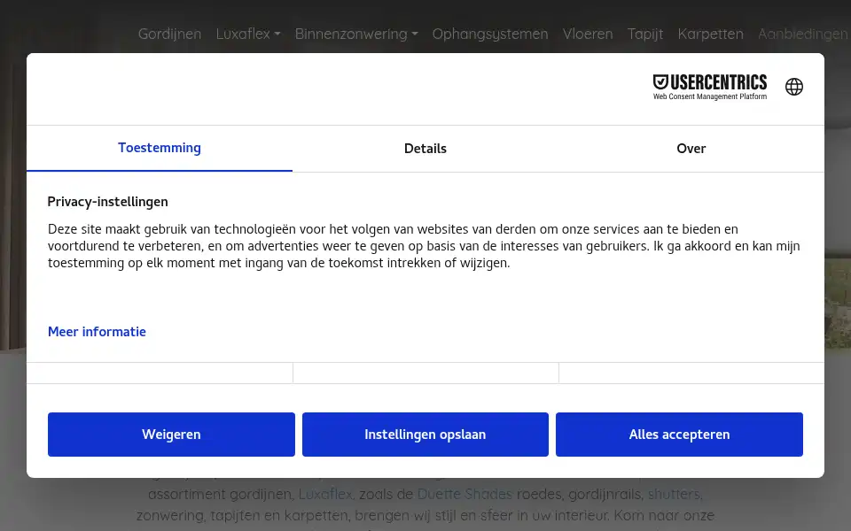 Screenshot of roseleur.nl