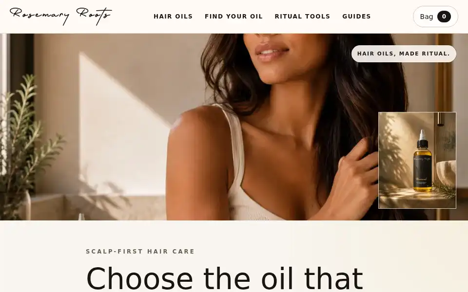 Screenshot of rosemary-roots.com