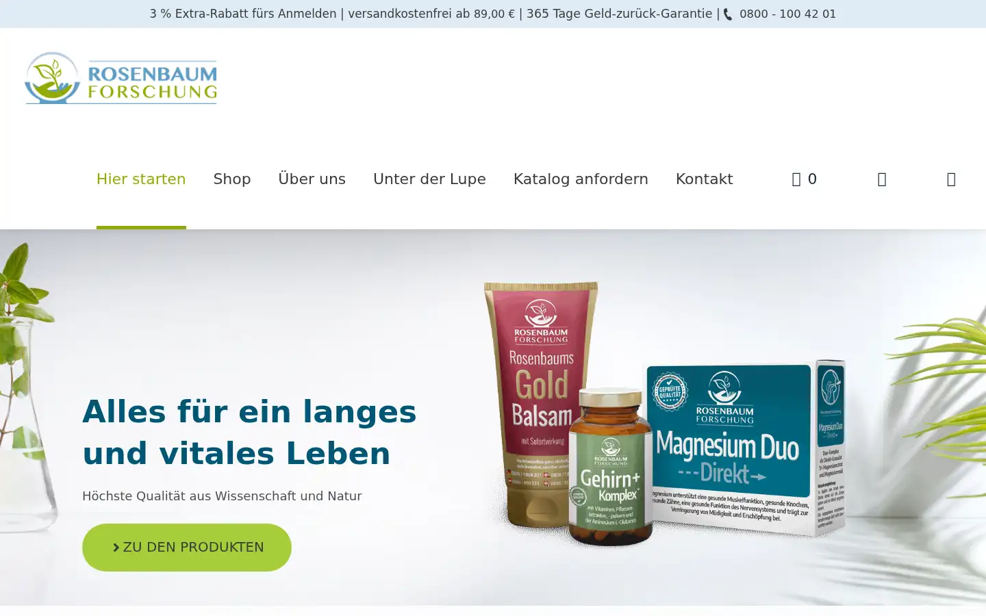 Screenshot of rosenbaum-forschung.de