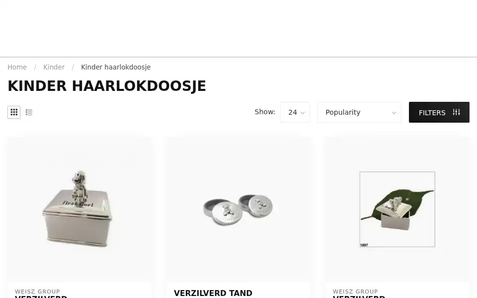 Screenshot of rosjuweliers.nl