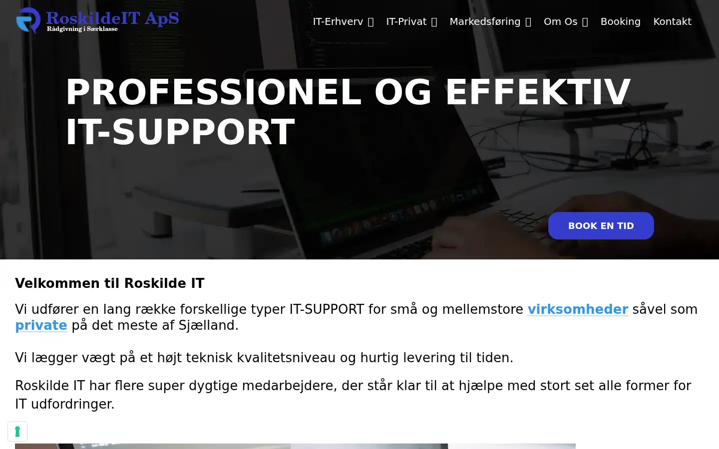 Screenshot of roskilde.it